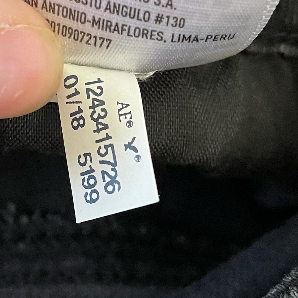 American Eagle Black Jean Skirt - Picture 9 of 13